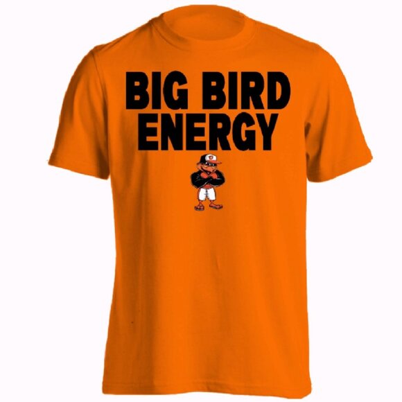 Baltimore Big Bird Energy Sport Team Orange Short Sleeve T-Shirt - NEW Fast Ship - Picture 1 of 5